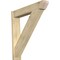 Ekena Millwork Traditional Slat Rough Sawn Outlooker, Douglas Fir, 8"W x 44"D x 44"H OUT08X44X44TRA06RDF - alternate 1